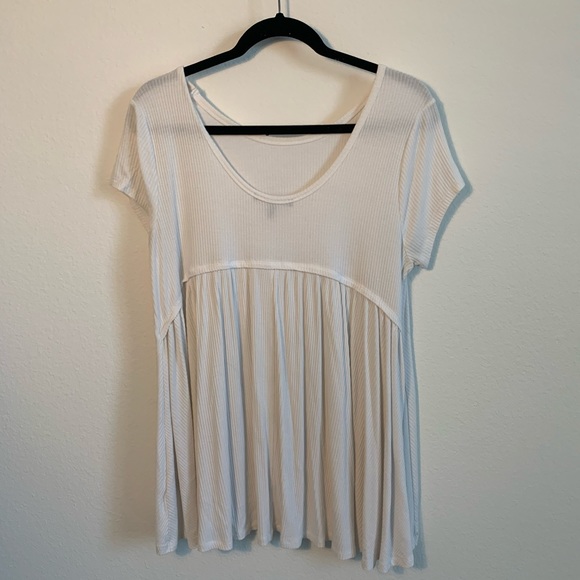 White scoop back T shirt Nordstrom BP - Picture 2 of 2